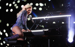 dailyactress:Lady Gaga performs during the Pepsi Zero Sugar Super