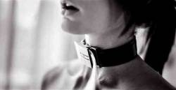 The feeling of your belt tightening around my neck…