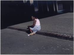 videoscript:Untitled #38, Woman on Sidewalk, New York, 2002