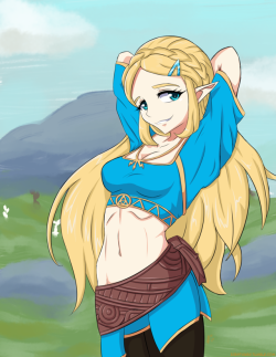   BOTW - Princess Zelda Summer versionI like to think in the