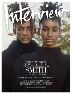 celebritiesofcolor:  Jaden and Willow Smith for Interview Magazine