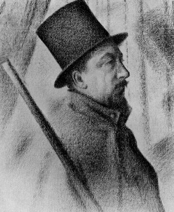 Portrait of Paul Signac, 1890, Georges Seurat