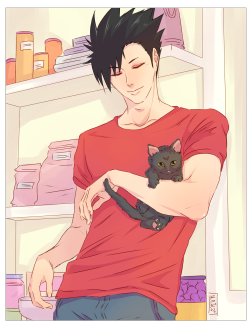 tatsudai:  cat therapy 