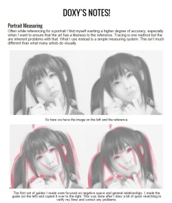 A tutorial to help with portrait proportions support my Patreon