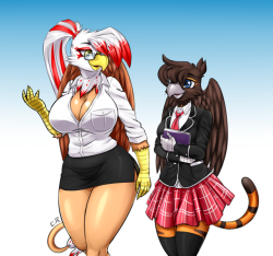 pia-chan: Patreon request OC Talisa and OC Tabitha Mentor and