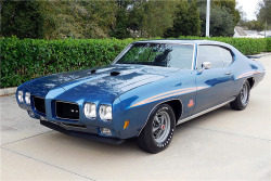 bfgoodrich:  1970 GTO Judge hardtop… in Atoll Blue http://ift.tt/1WhiQ3x