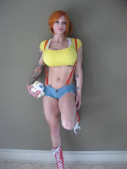 waffle-haus:  mhzombies:  waffle-haus:  Misty Cosplay from Akon