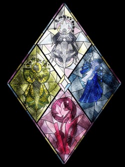 eutychia: The diamond authority murals reimagined in stained