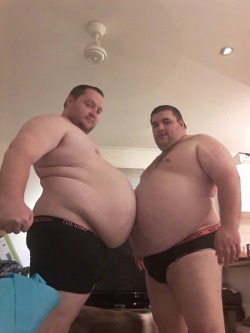 inkedfatboy: Hot couple of sexy fatties!