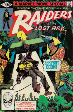Raiders Of The Lost Ark No. 2 (Marvel Comics, 1981). Cover art