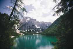 elenamorelli:  { the trail around the lake }-pragser wildsee,