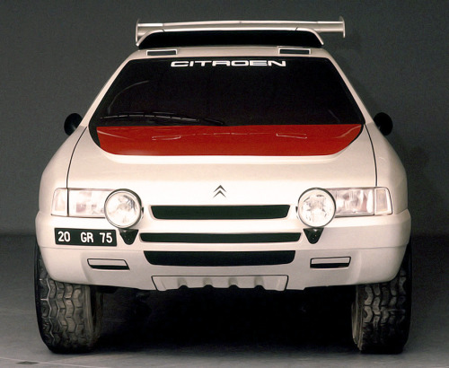 carsthatnevermadeit:  Citroen ZX Rally Raid Concept, 1990. A prototype for Citroenâ€™s highly successful rally car which went on to achieve 36 victories in 42 races and five consecutive wins in the World Cup for Cross Country RallyingÂ 