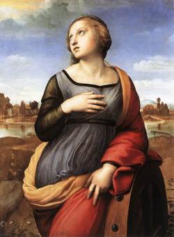 mesbeauxarts-blog: Raffaello Sanzio. Saint Catherine of Alexandria.