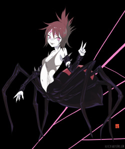 devilscandycomic:  Spider Monster Name: ReeseThese half-humanoid,