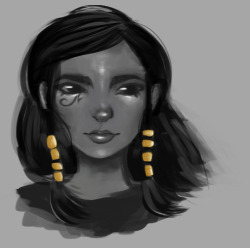 omgegy:my first ever photoshop painting; ended up being a pharah,
