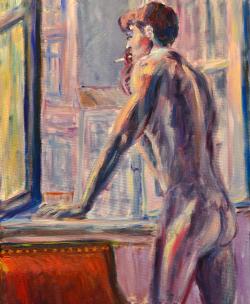 stevendag:  a room with a viewoil painting on canvas40 x 50 cmby