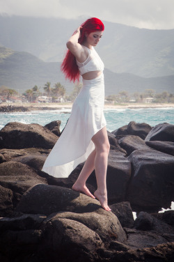 My mermaid model Devin Coffin, photo Theresa Manchester