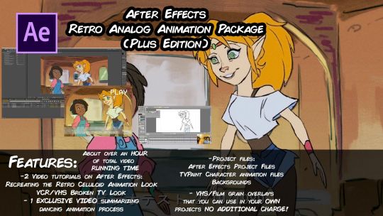 stringbing: Hey guys! I made new After Effects tutorial videos on recreating the retro look, such as animation in traditional cels, and the VCR look.1: Recreating the Retro Celluloid Animation Look 2. Replicate the VCR/VHS Look The third video summarizes