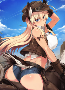 trin76:  hanna-justina marseille (strike witches) drawn by null