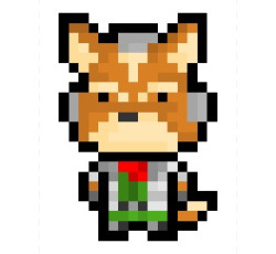 pixelblock:  Fox McCloud, the incredibly talented Arwing pilot,