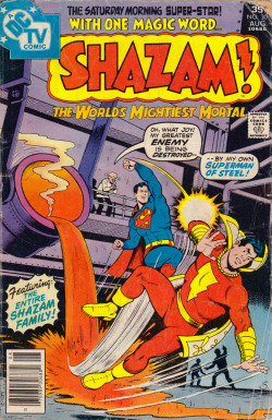 Shazam  #30 (DC Comics, 1977). Cover art by Kurt Schaffenberger.From
