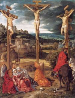 centuriespast:  SAVOLDO, Giovanni Girolamo Crucifixion c. 1515