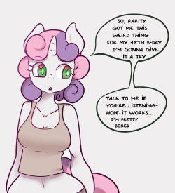 somescrub:  Gonna be doing some very simple Sweetie Belle stuff