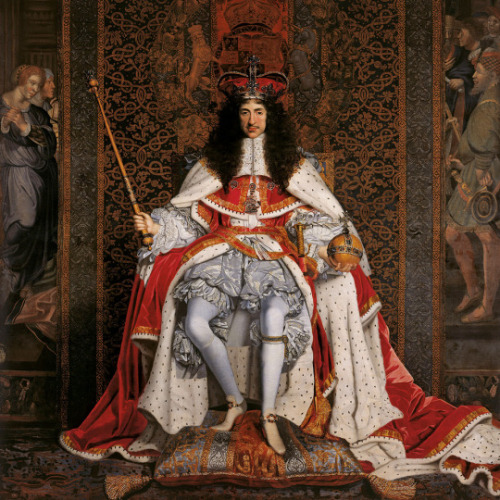 thouartadeadthing:  Portrait of King Charles IIJohn Michael Wright1662