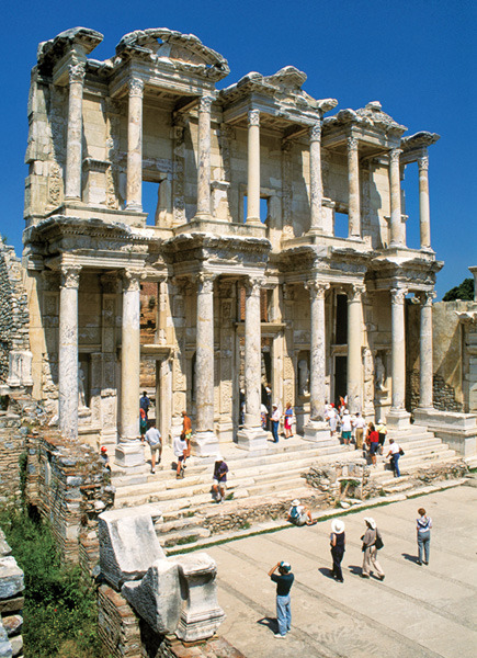 Halls of learning (Celsus Library, Ephesus, Turkey)