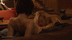 toplesscelebrities:  Kate Micucci and Malin Akerman in Easy,