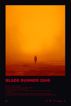 theandrewkwan:Blade Runner 2049 alternative movie poster