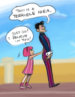 muffinpines: I’m lazytown trash im sorry….