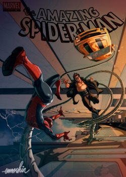 herochan:  Spider-Man Vs. Doctor Octopus Created by EMMSHiN || Tumblr