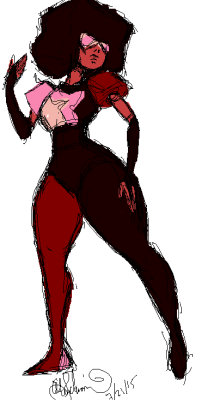 staff:  satyrbotart:  mspaint garnet or as I called it gernut.png