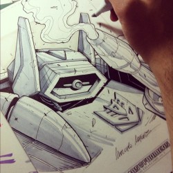 windwave:  mmatere:  Shockwave sketch! Check out the final piece