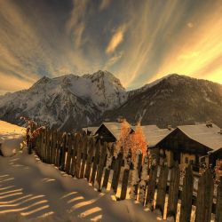 bluepueblo:  Snowy Twilight, Piedmont, Italy photo via walks