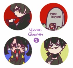 emma-elise-art:  Yuukei Quartet when everything DID go wrong.