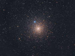 the-star-stuff:  Globular Cluster It is a large group of old stars that