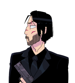 usually I stick to comic and cartoon characters, but for keanu