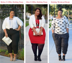 thecurvygirlsguidetostyle:  The Holiday Party Post http://garnerstyle.blogspot.com/2014/11/torrid-holiday-clothing-plus-size-holiday-dress.html