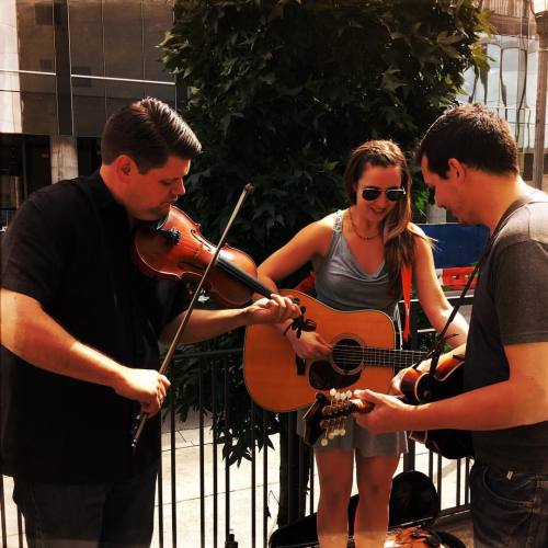 <p>Here are three of my favorites playing some of my favorite music of the day. #grandmasters #fiddle #oldtime #nashville  (at Country Music Hall of Fame and Museum)</p>