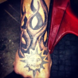 Sun with flames by Willink 2322. Beresfield Newcastle Australia