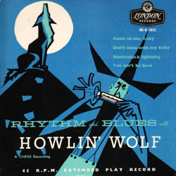 c86:  Rhythm and Blues with Howlin’ Wolf, 1957 via Dirty Funky