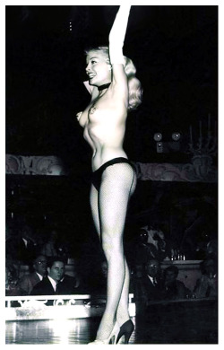 Lee Sharon Performing on stage at NYC&rsquo;s famed &lsquo;Latin Quarter&rsquo; nightclub..