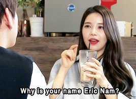 kiihong:  Eric pranking Solar about his name 