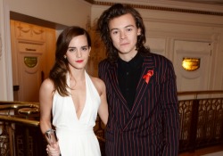 direct-news:  Harry Styles and Emma Watson attend the British