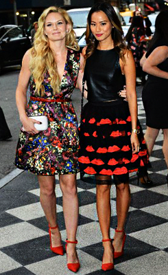 jennifermorriswan:  Jennifer Morrison and Jamie Chung attend