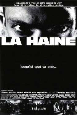 filmposters:  La Haine 1995, Mathieu Kassovitz