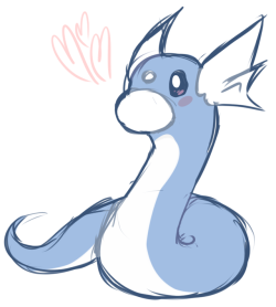 lionsona: A quick Dratini for @lambicorn!!!