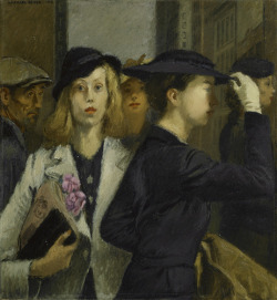 art-centric:  Raphael Soyer, Office Girls, 1936